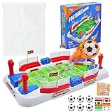 BBEUU Mini Tischkicker Set, Tischfussball Kinder Brettspiel, Mit 6 Fußball Und...