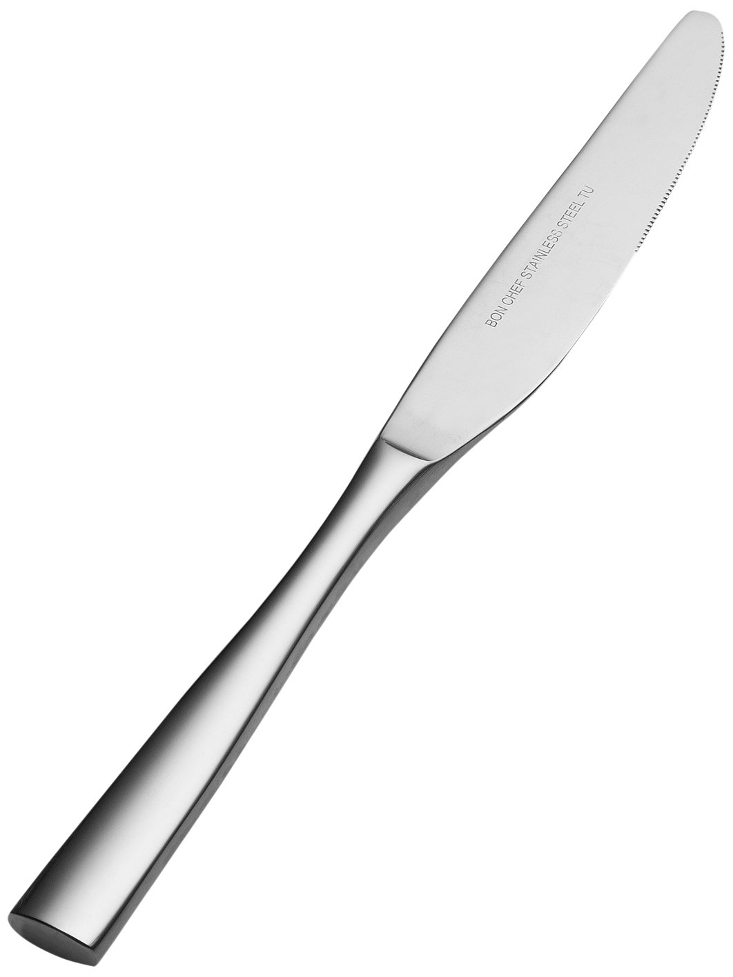 Bon Chef S3011 Stainless Steel 18/8 Manhattan Solid Handle Regular Dinner Knife, 9