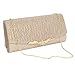 pizarra Women Bag Party Bag For Women Girls Wedding Clutches Chain Shoulder Bag(champagne)