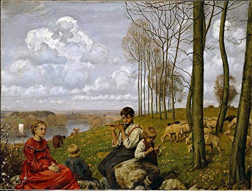 Affiches et gravures Printemps Hans Thoma pour creer un salon chaleureux