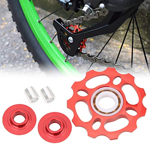Polia de desviador traseiro 11T / 13T, polia de desviador de bicicleta, acessório para ciclista cicl