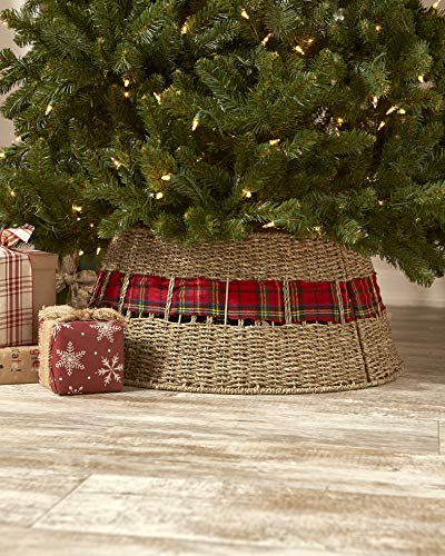The Lakeside Collection Rattan Christmas Tree Collar -