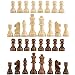 AMEROUS Wooden Chess Pieces Only, Staunton Style Wood Chessmen with 3.15