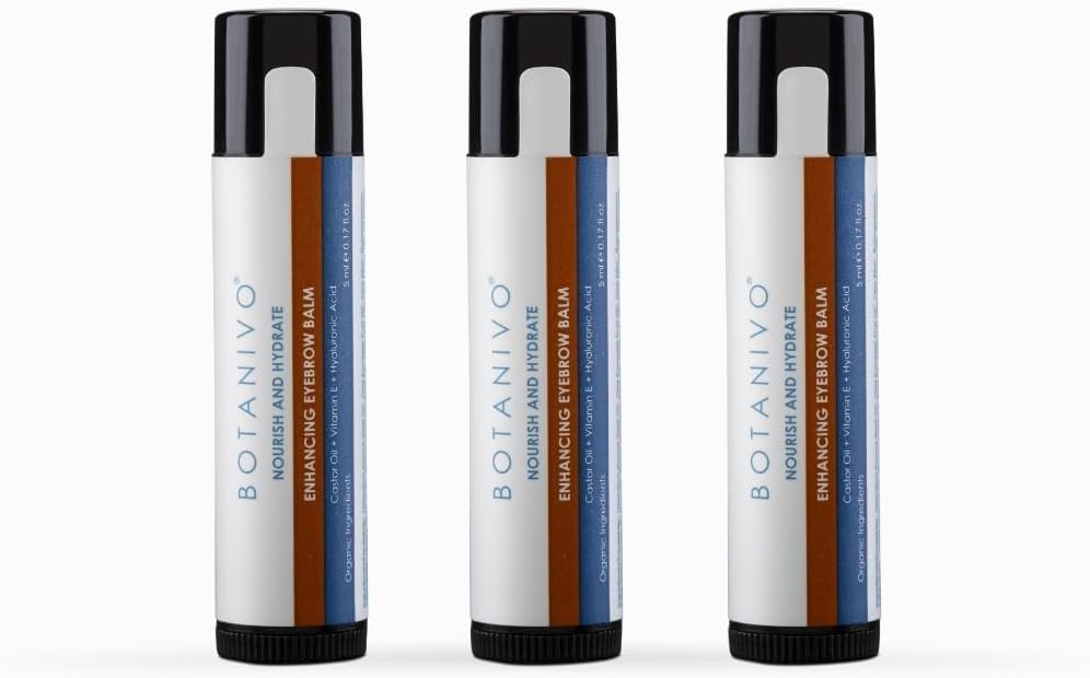 Kaş Zenginleştirici & Besleyici Balm | Güçlü, Canlı, Dolgun Kaşlar | Organik İçerikli | 3x5 ml Stick