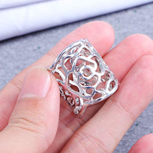 FAVOMOTO Anel de Fivela de Guardanapo Atraente Anel de Guardanapo Brilhante Fivelas de Metal Elegant