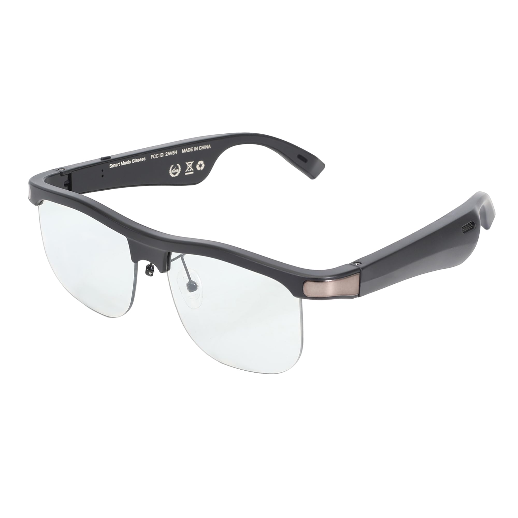 Bluetooth Smart Glasses, Polarized Sunglasses for Men Women, Open Ear Sport Sunglasses, Built in Mic, Voice Assistant, Bluetooth 5.0, UV400 Protection (Grey)-image-14
