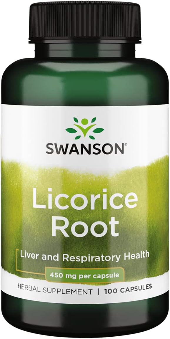 Swanson Licorice Root 450 Milligrams 100 Capsules Portugal Ubuy