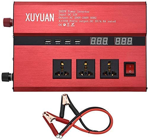 Amazon.co.jp: 純粋な正弦波パワーインバーター3000W、電圧
