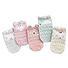 XPXGMT 5 paar Tekenfilm Dieren Katoen Sokken Baby-meisjes en Baby-jongens Baby Enkelsokken 0-3 Jaar