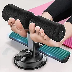 Episkey Multifunction Portable Sit Up Bar For Floor Sit-Up Assistant Device with 2 Strong Suction Cups - Ab Crunch Machine - 3 Positions Exercise Equipment Abs house workout || Multi ||