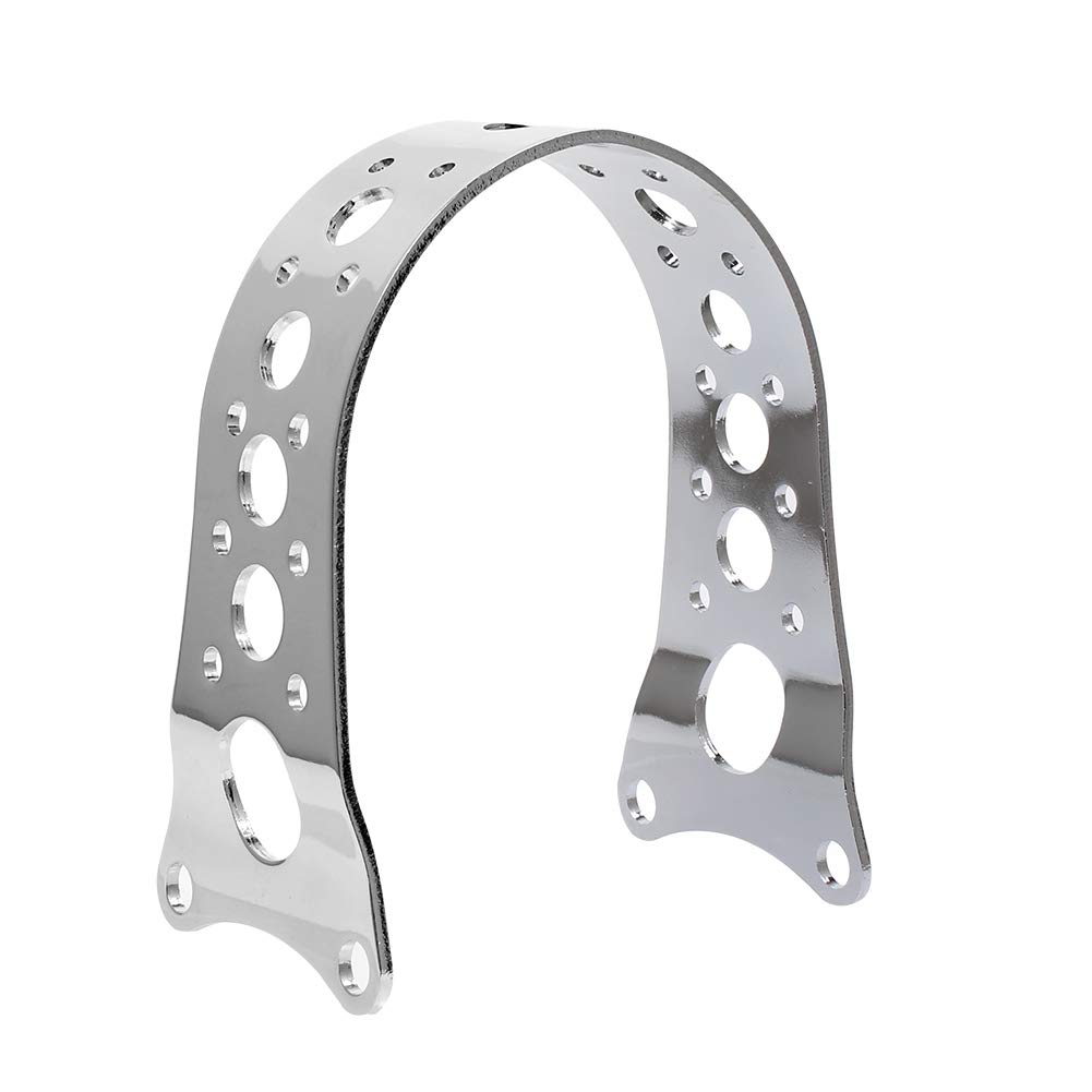 by Unbranded Duobeisi Motorcycle Tracker Front Fork Brace for Harley 1988-2017 XL 1988-2005 Dyna FXR FXD. (Chrome)