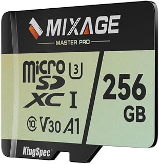 MIXAGE MicroSDXCカード 256GB UHS-I U3 V30 A1 C10 最大読込175MB/s 書込110MB/s 4K超高清対応 スマホ/ゲーム機/ドライブレコーダー/アクションカメラ用