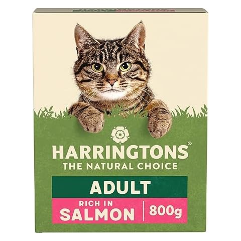Harringtons Complete Dry Adult Cat Food Salmon Cover
