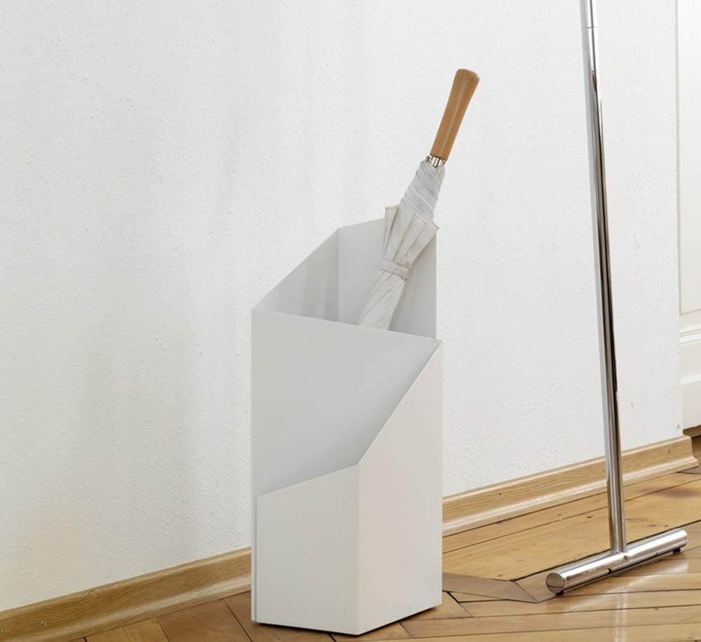 Seau de parapluie créatif blanc en fer pour sublimer votre entrée les jours de pluie