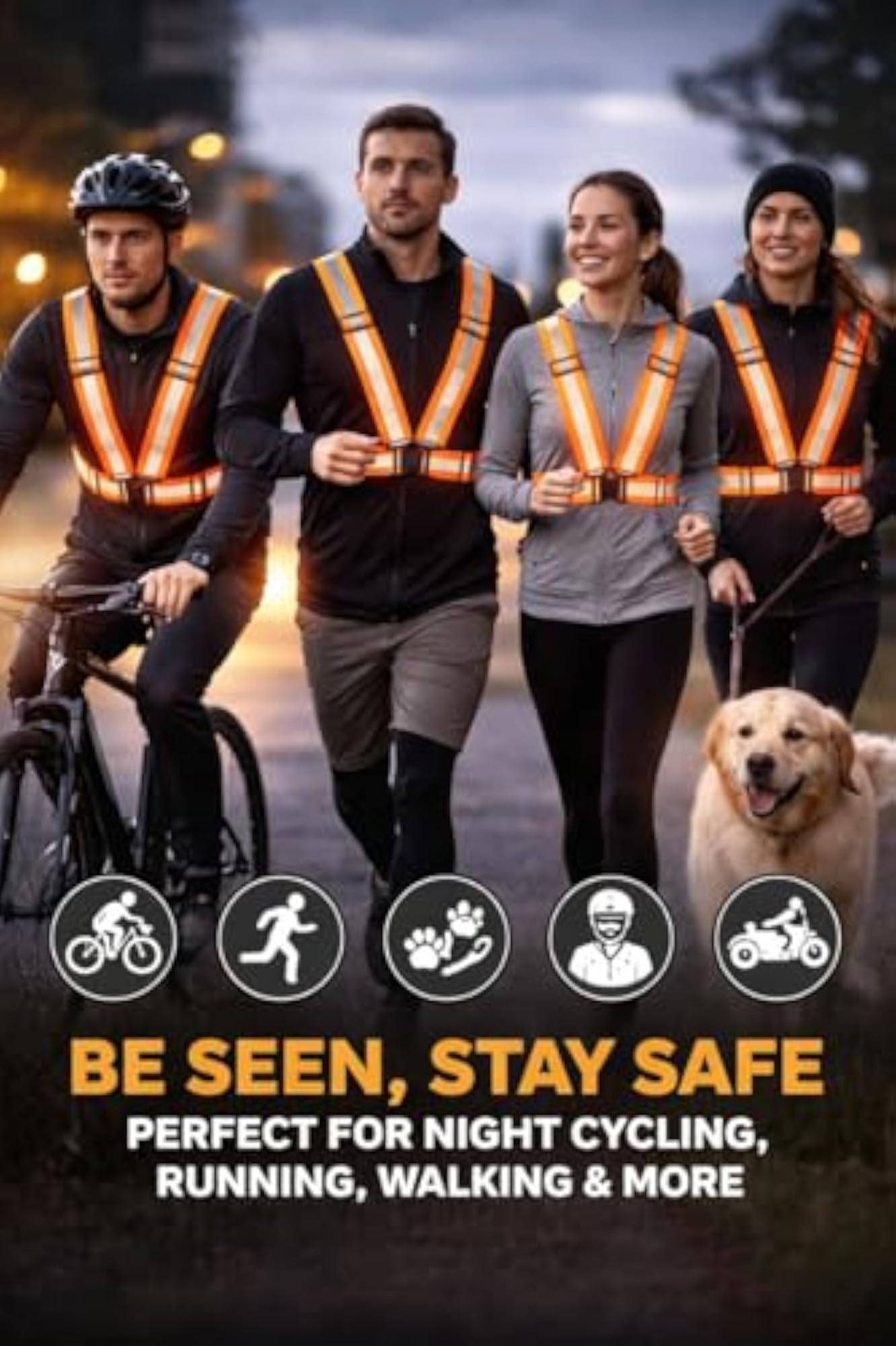 High Visibility Reflective Safety Vest Belt