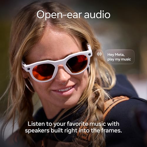 Oakley Meta HSTN, Clear | Smart AI Glasses for Men, Women — Performance for Sports, Athletes — Camera, Audio, Video — 8 Hour Battery — 3K HD Resolution — Clear to Grey Transitions® Lenses