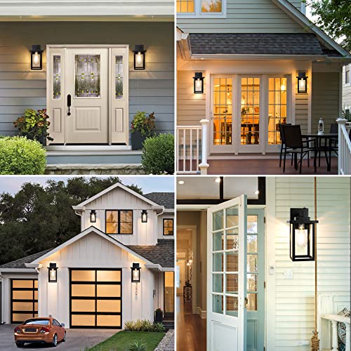 Wihtu Outdoor Porch Lights Fixtures Wall Mount, Dusk To Dawn Outdoor Lighting Fixtures For House, Sensor Exterior Wall Lights, Waterproof Sconce Outside Lamp, Anti Rust Wall Lantern For Garage #TOP7