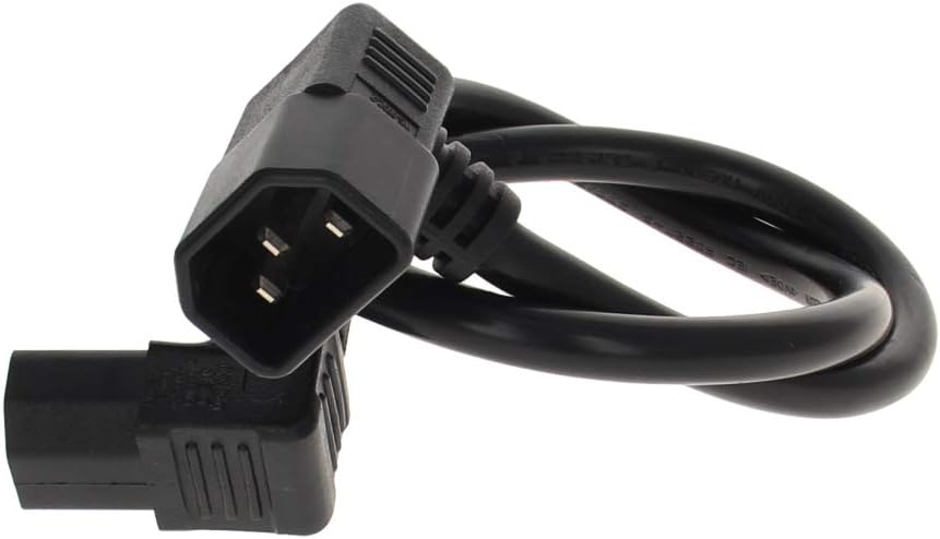 Fielect Power Connector Adapter Cable C14 Male to 4*C13 Female Converter Standard 0.75mm 2 Copper Core Diameter 0.6m 250V 10A 1Pcs