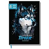 Schulstuff Schüler-Timer 23/24 A5 [Husky] Schülerkalender, Schüler-Tagebuch, Schülerplaner, Hausaufgabenheft - Organisiert durchs neue Schuljahr | nachhaltig & klimaneutral