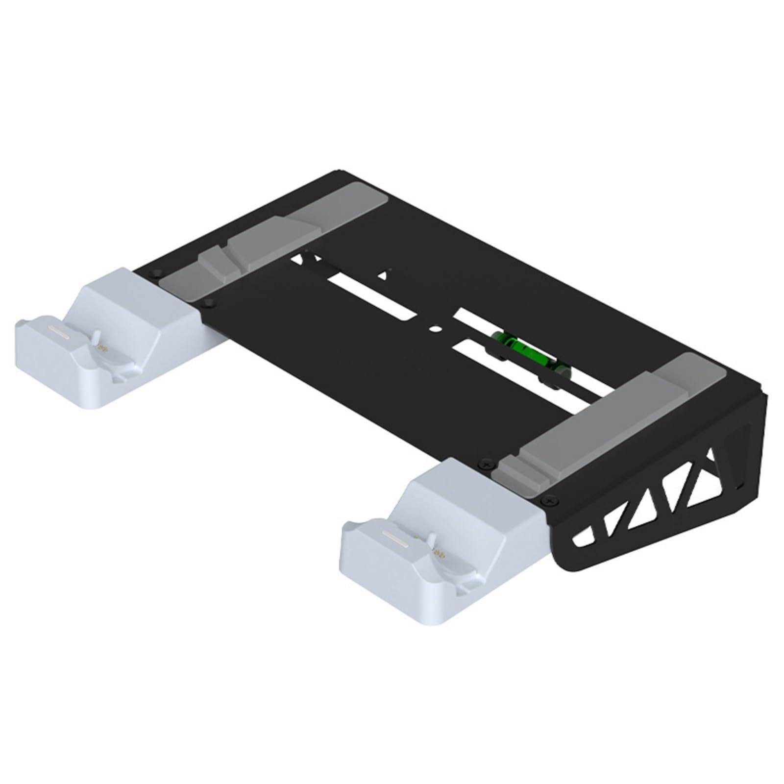 Soporte de almacenamiento multifuncional para consola de pared, soporte de ahorro de espacio con estación de carga y accesorios para colgar