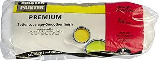 General Paint & Manufacturing MPP934 True Value 697985 Master Painter Premium Polyline Paint Roller Covers for Rough Surfaces, 3/4-Inch Nap, 3-Pack