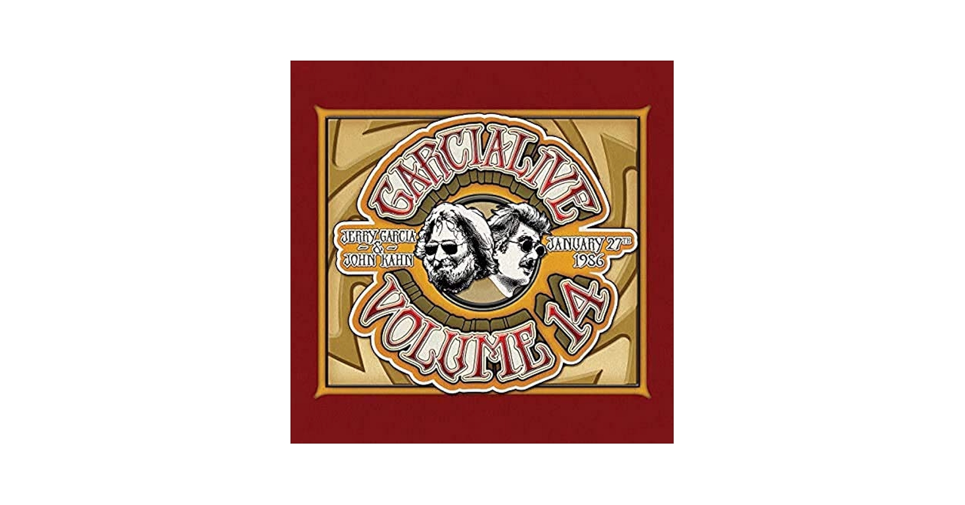 米2LP Jerry Garcia &amp; John Kahn GarciaLive Volume 14 (Recorded Live At The Ritz, Ne JGFRR1034 ATO Records /00520 GarciaLive Volume 14: 1/27/86 Dark Red 2xLP | Shop the Jerry