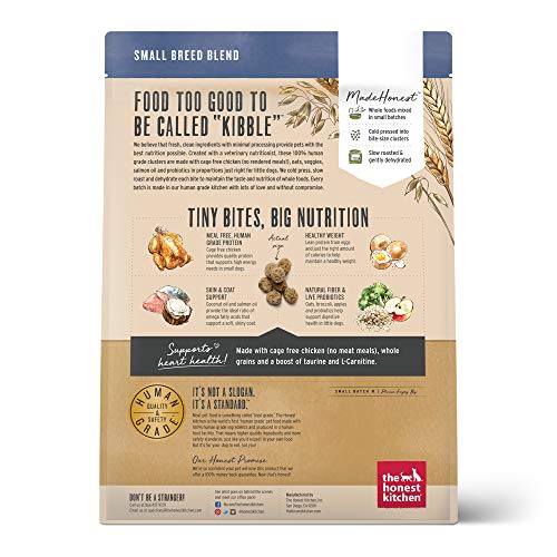The Honest Kitchen Whole Food Clusters Small Breed Whole Grain Chicken Dry Dog Food, 4 lb Bag - Thumbnail 2