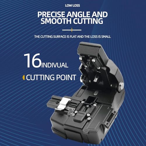 Image of Afflatus HS-30 Optical Fiber Cleaver High Precision Stripping Cutter Tools Cleaves with 48,000 Cleaves Fiber Cleaver, Fiber Cleaver Cutter, Optical Fiber Cleaver, Fiber Cleaver Cutter Wire Cutters