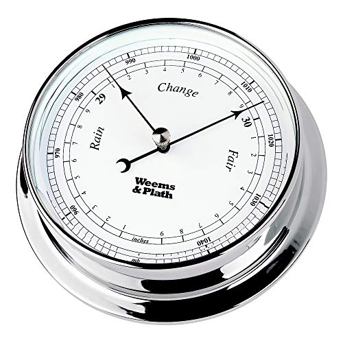 Weems & Plath Endurance Collection 125 Barometer (Chrome)