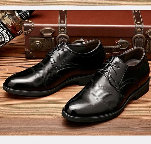 Men's Classic Leather Business British Style Formal Oxford Shoes Fashion Comfortable Leisure Soft Sole Non-Slip Lace-Up Leather Shoes3