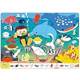 水族館のパズルを完成させて、アイテムを探そう！ 【ピース数】30ピース 【商品サイズ】375×267×3mm 【材質】紙