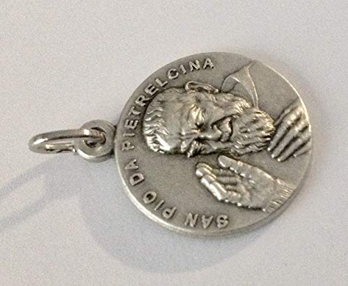 LOT OF 3 (THREE) SAINT PIO OF PIETRELCINA (PADRE PIO) MEDALS - THE PATRON SAINTS MEDALS - 100% MADE IN ITALY4