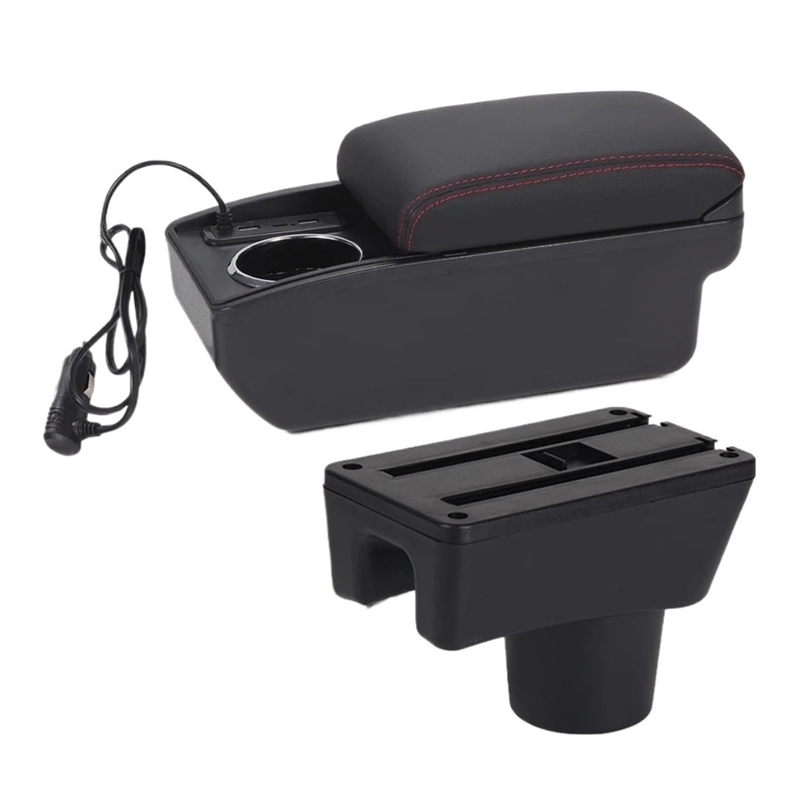 Umdjju A1 Fast Charging For Mitsubishi For Attrage For Mirage Armrest Box Car Auto Storage Accessories Car Centre Console Armrest Box(A1 Fast Charging)