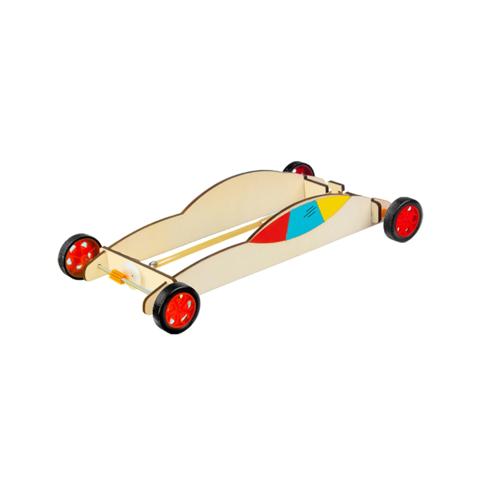 Rubber Band Powered Car Model Hands On Assembly Toy Children Educational Toy For Kids Aged 6+ Classroom Teaching Tool