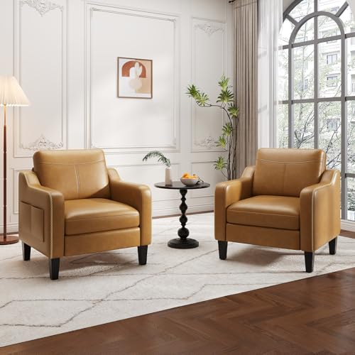 MALOL PU Leather Accent Chair Set