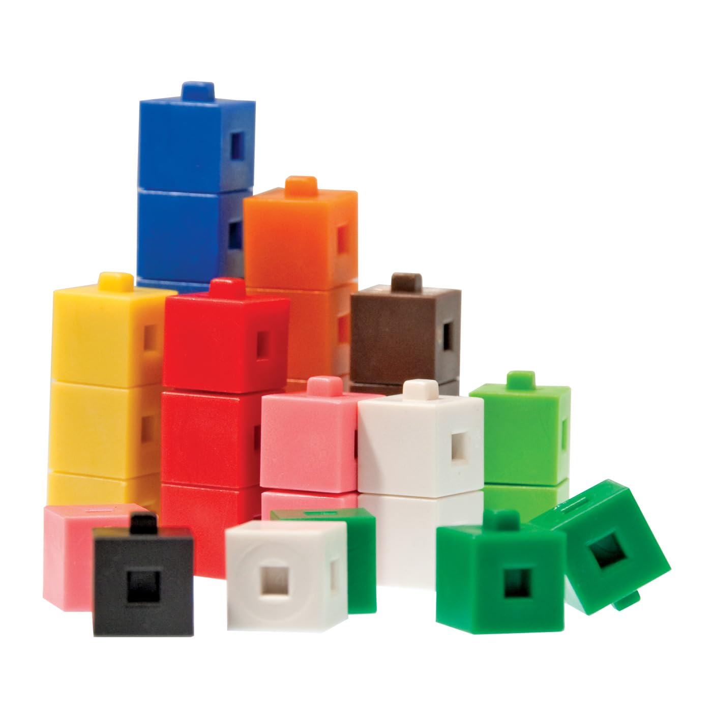 EAI Education Interlocking Centimeter Cubes - Set of 500 in a jar