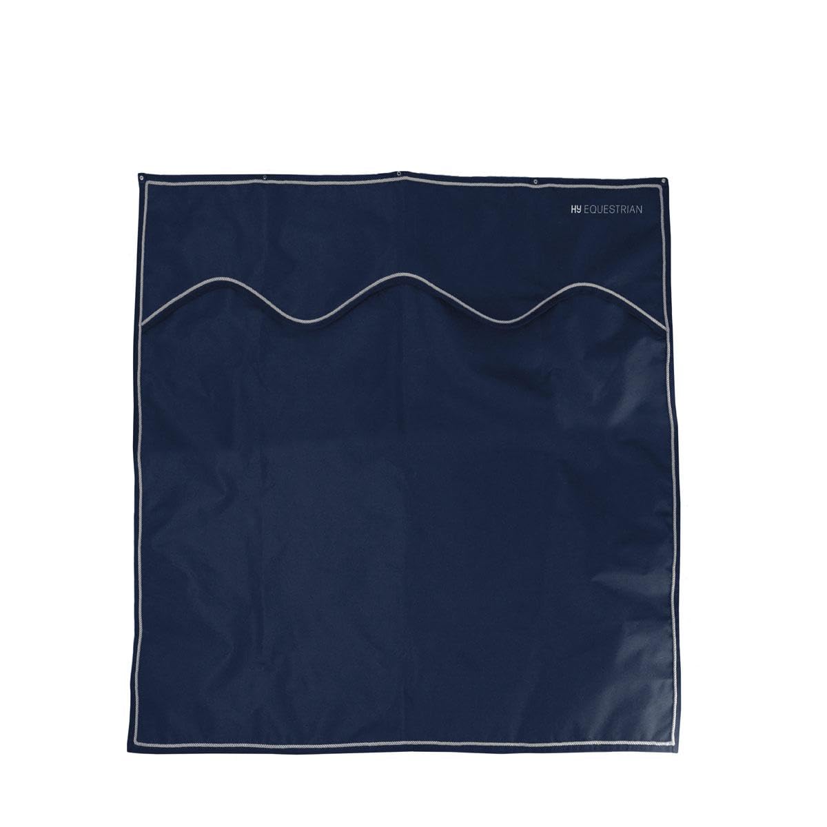 Y-H Hy Equestrian Stable Drape - Navy/Silver - 186 x 137cm