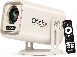 OTEK PIXA1000 Smart Projector, 7000 Lumens, Android 13 ATV, 1080P Full HD, Auto Focus & Keystone, WiFi & BT 5, 150” Display Price In India