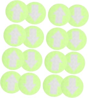 VILLFUL 20 Piezas Marcadores Reflectantes de de Direccionales para Camping y Senderismo Alta Visibilidad Color Verde
