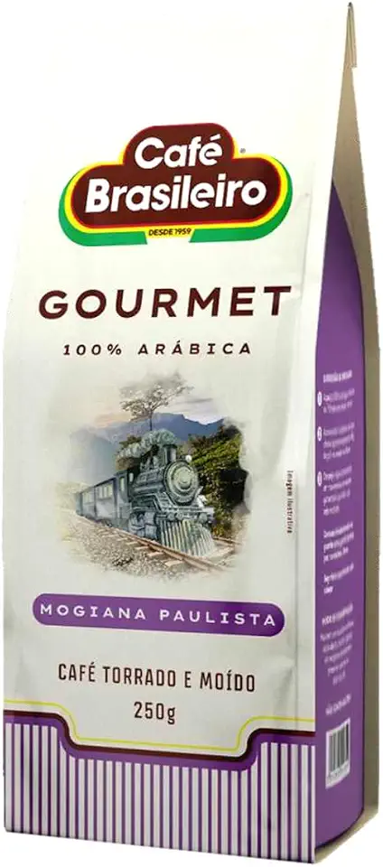 Café Torrado e Moído Mogiana Paulista Café Brasileiro Gourmet Pacote 250g