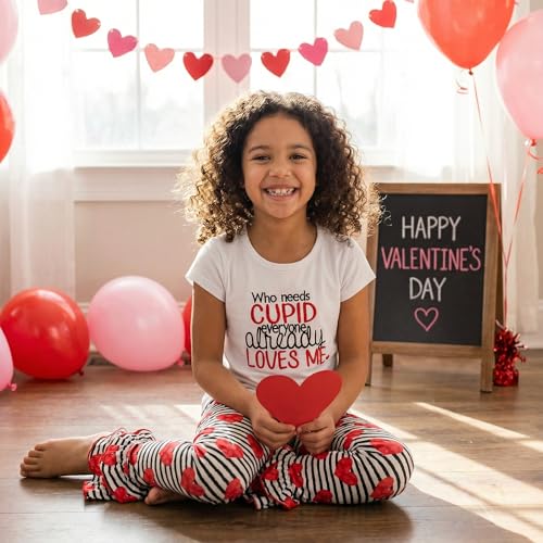 Image of Unique Baby 2 Piece Girls Double Ruffle Leggings and Short Sleeve Shirt Clothes Set Kid and Toddler Girl Outfit