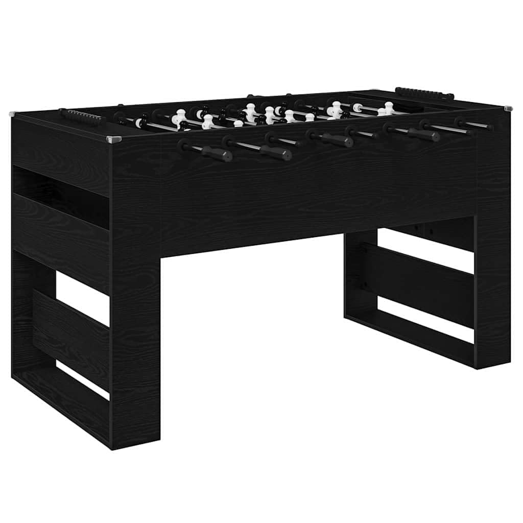 Moderno biliardino in legno con tubi in acciaio e maniglie ergonomiche per la sala giochi