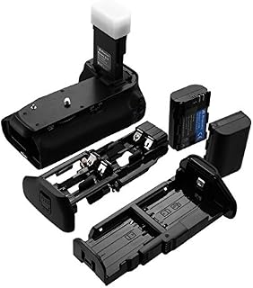 Powerextra BG-E14 Battery Grip + 2-Pack High Capacity 2600mAh LP-E6/LP-E6N Batteries with Infrared