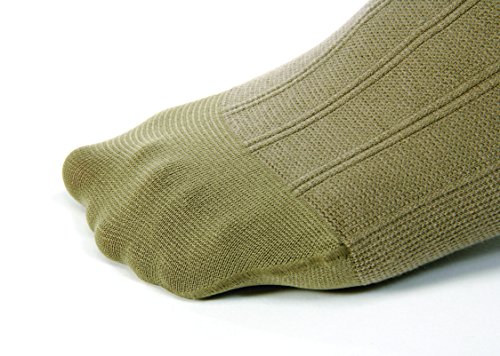 Image of JOBST 113108 BSN Medical Sock with Closed Toe, Knee High, Small, 15-20mmHg, Khaki