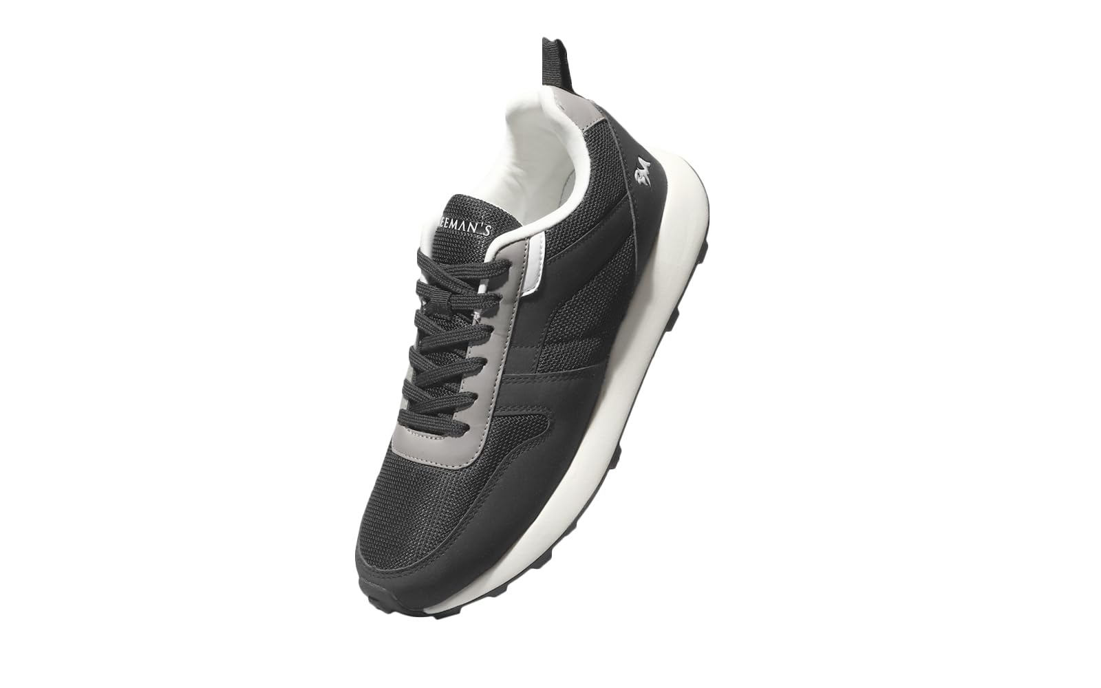 Neemans The Eighties Sneakers for Men | Comfortable & Flexible Eva Mid Sole and Breatheble Mesh and Lightweight | Black/Grey/White UK9 (B0D81582L1) Amazon Price History, Amazon Price Tracker
