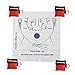 100pcs CPR Face Shield Mask Keychain Keyring Emergency Kit CPR Face Shields for First Aid or CPR Training (Red-100)