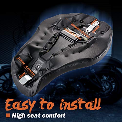 TUINCYN Cuscino del sedile del motociclo Sedile