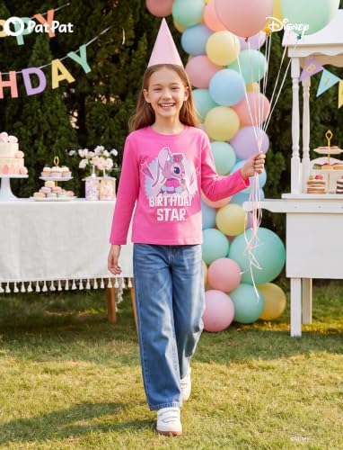 Image of Disney Kids Birthday Shirts 2-9Y, Cute Graphic Tees, Birthday Party Outfit