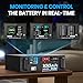 VATRER POWER 48V 100AH Lithium LiFePO4 Battery, Built-in 100A BMS, with Touchable Smart Display & Mobile APP, Max. 4800W Power Output, 5000+ Cycles, Perfect for Solar System &Off-Grid Applications
