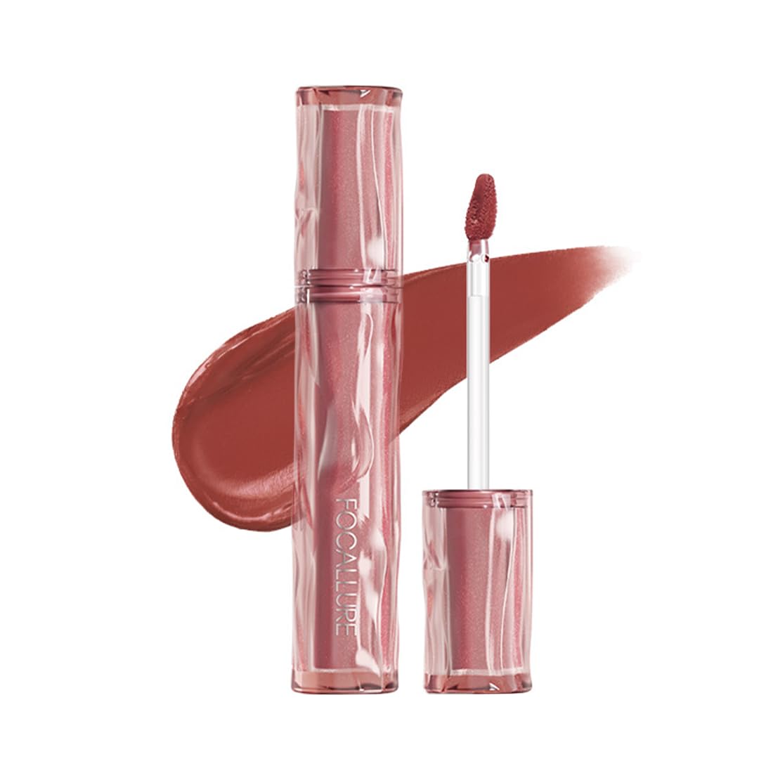 Focallure Airy Velvet Lipcream-PK02, Mousse Texture for Plush, Velvety Feel, Smudge-Proof & Fade-Resistant, Moisturized and Comfortable, Bold and Vibrant Color, 2gm-image-10